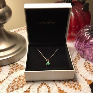 Pandora Emerald Pendant